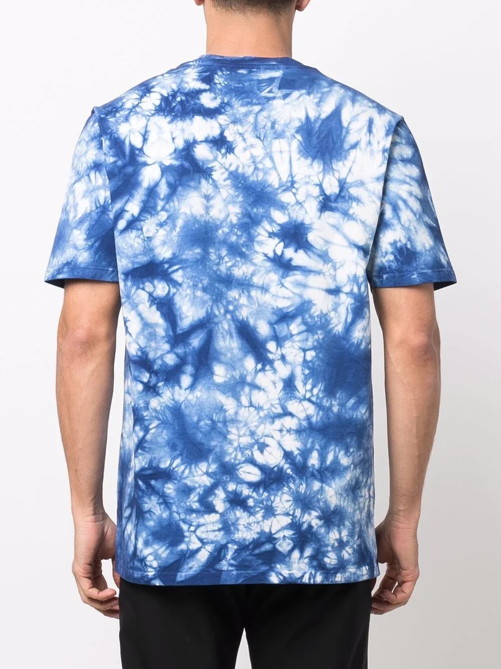 tie dye-print short-sleeved T-shirt - 4