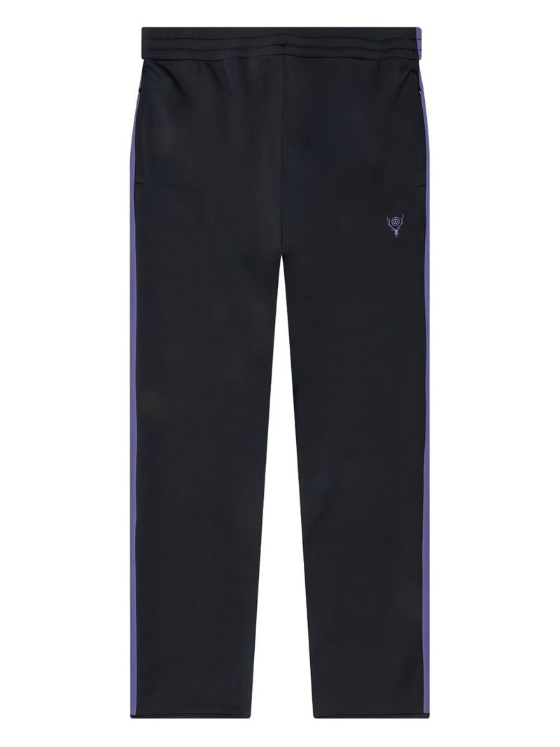 embroidered-stripe track pants 1