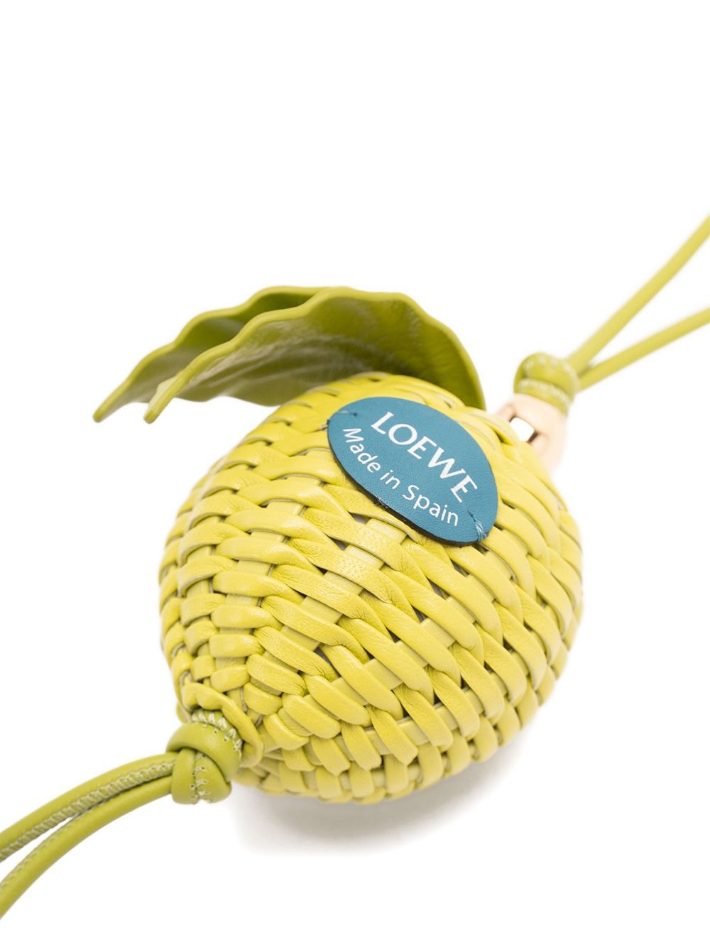 Apple leather charm - 3