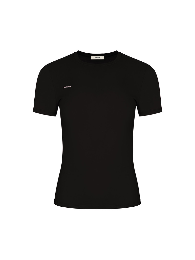 Womens 365 Cotton-Stretch T-shirt - Black 1