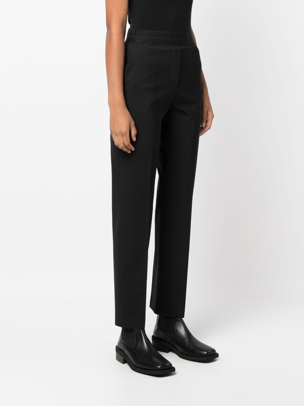 slim-fit tailored trousers - 3
