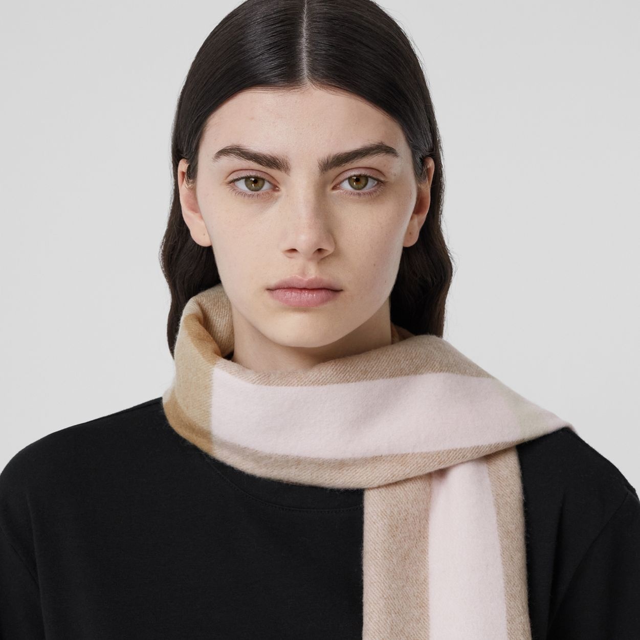 Check Cashmere Scarf - 3