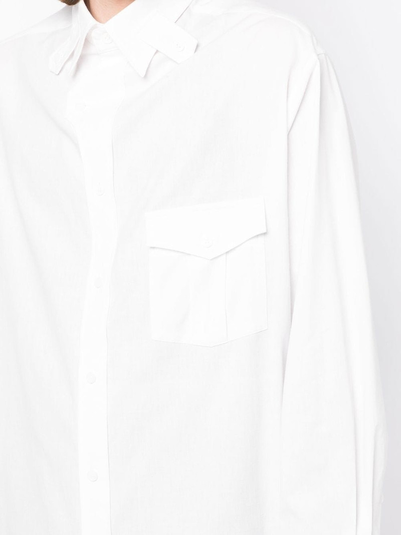 tab-collar long shirt 5