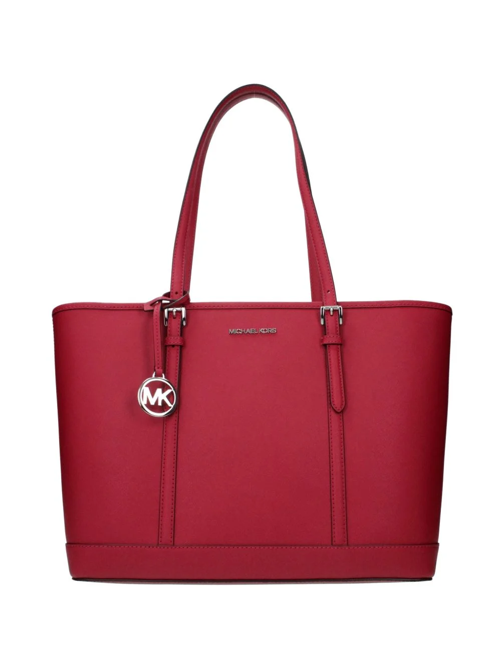 leather tote bag - 1