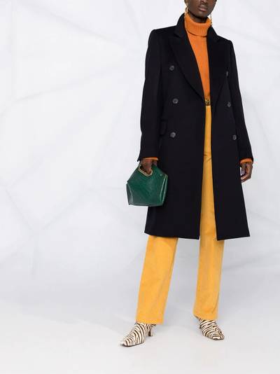 Victoria Beckham double-breasted tailored coat outlook