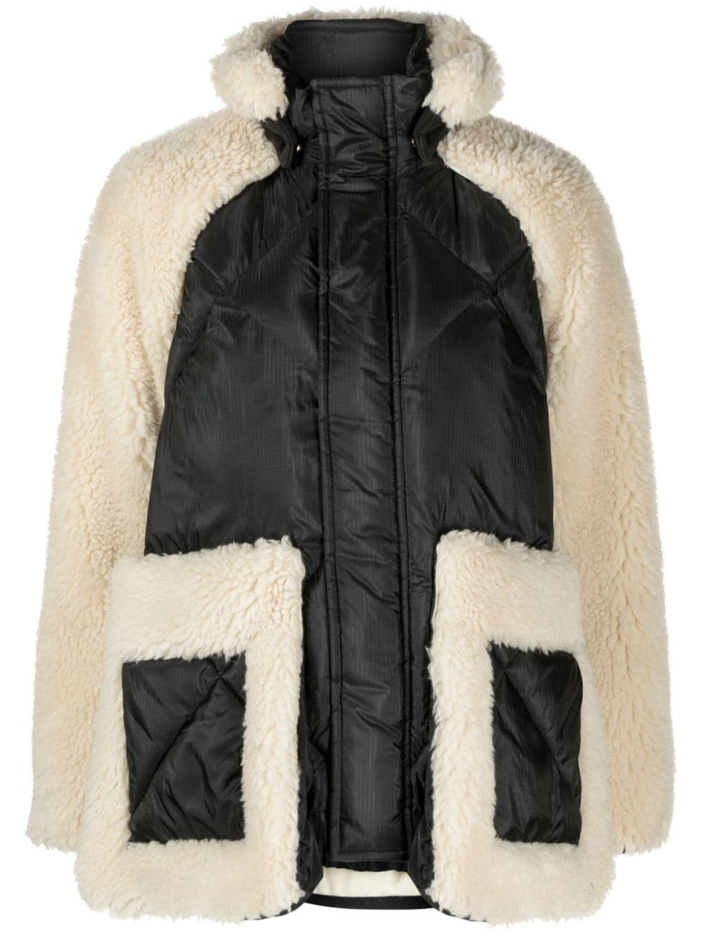 Faux shearling blouson - 1