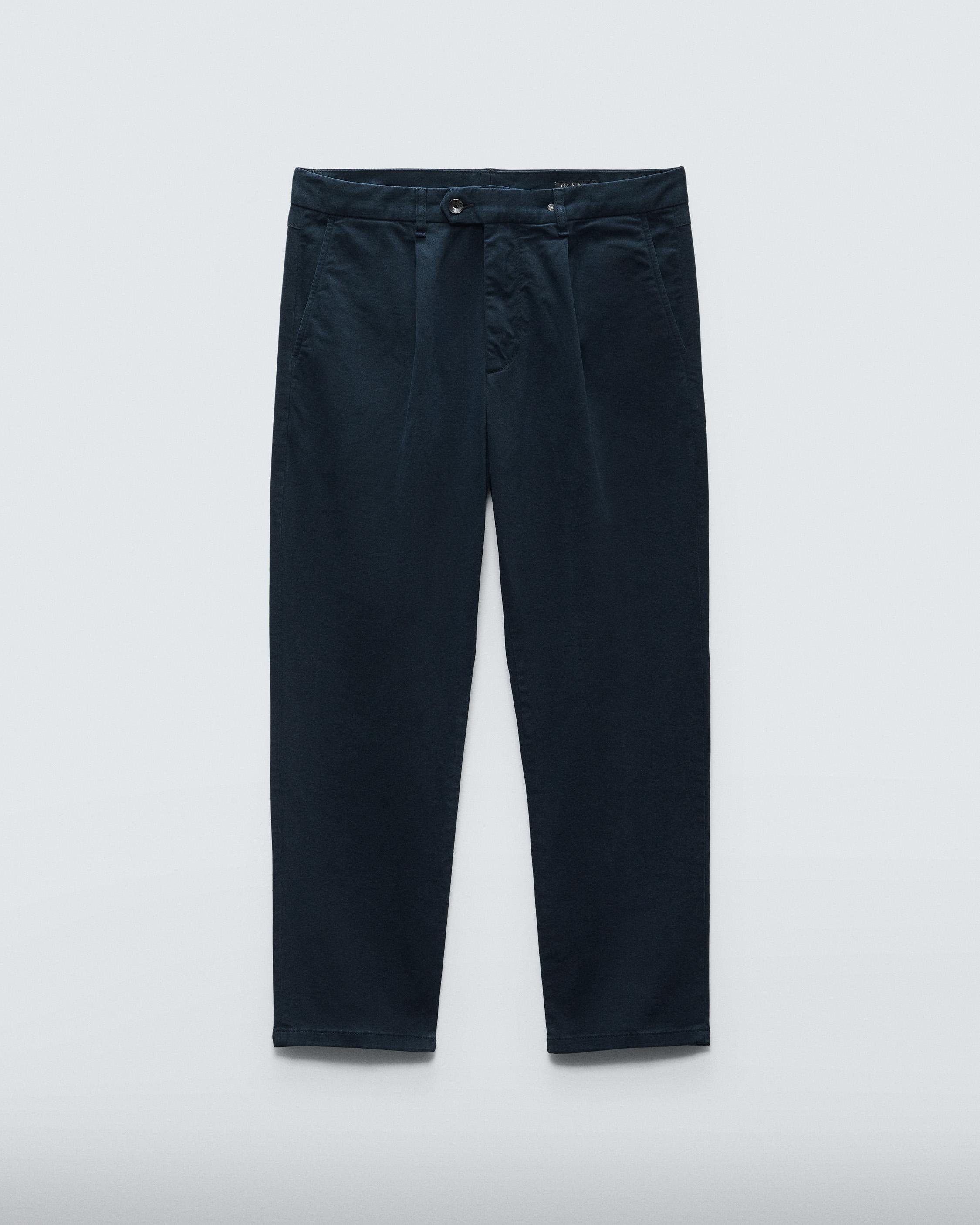 Pleated Cotton Chino - 1