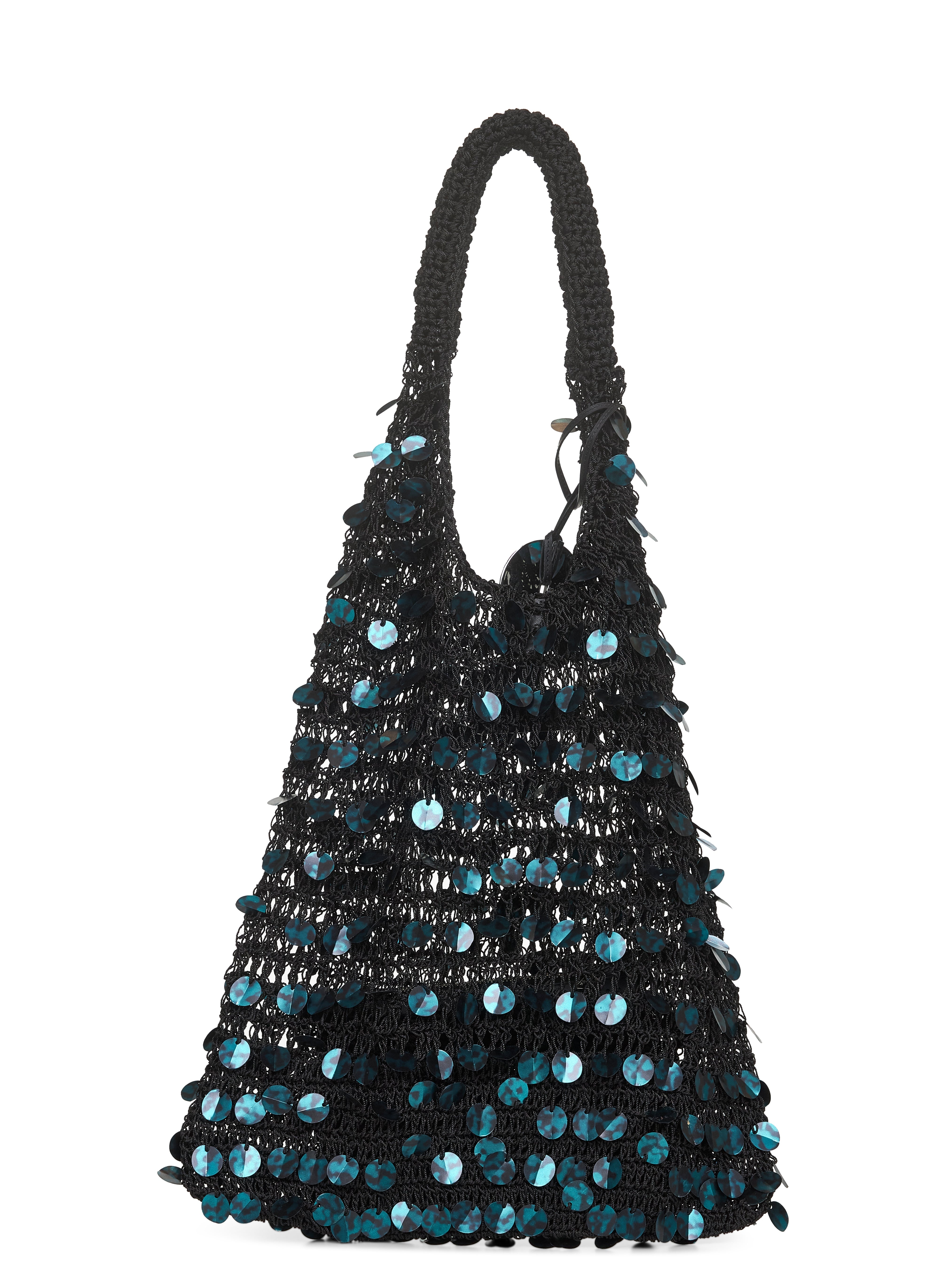 J.W. ANDERSON - Jw Anderson Women Green Sequin Hobo Shoulder Bag - 3