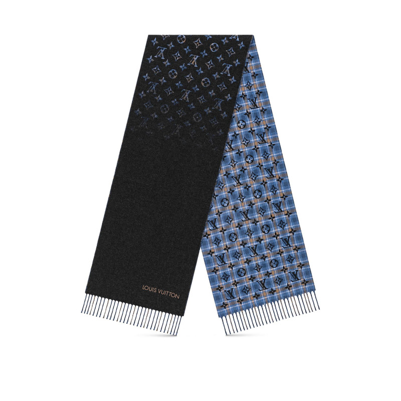 Monogram Gradient Tartan Scarf 1