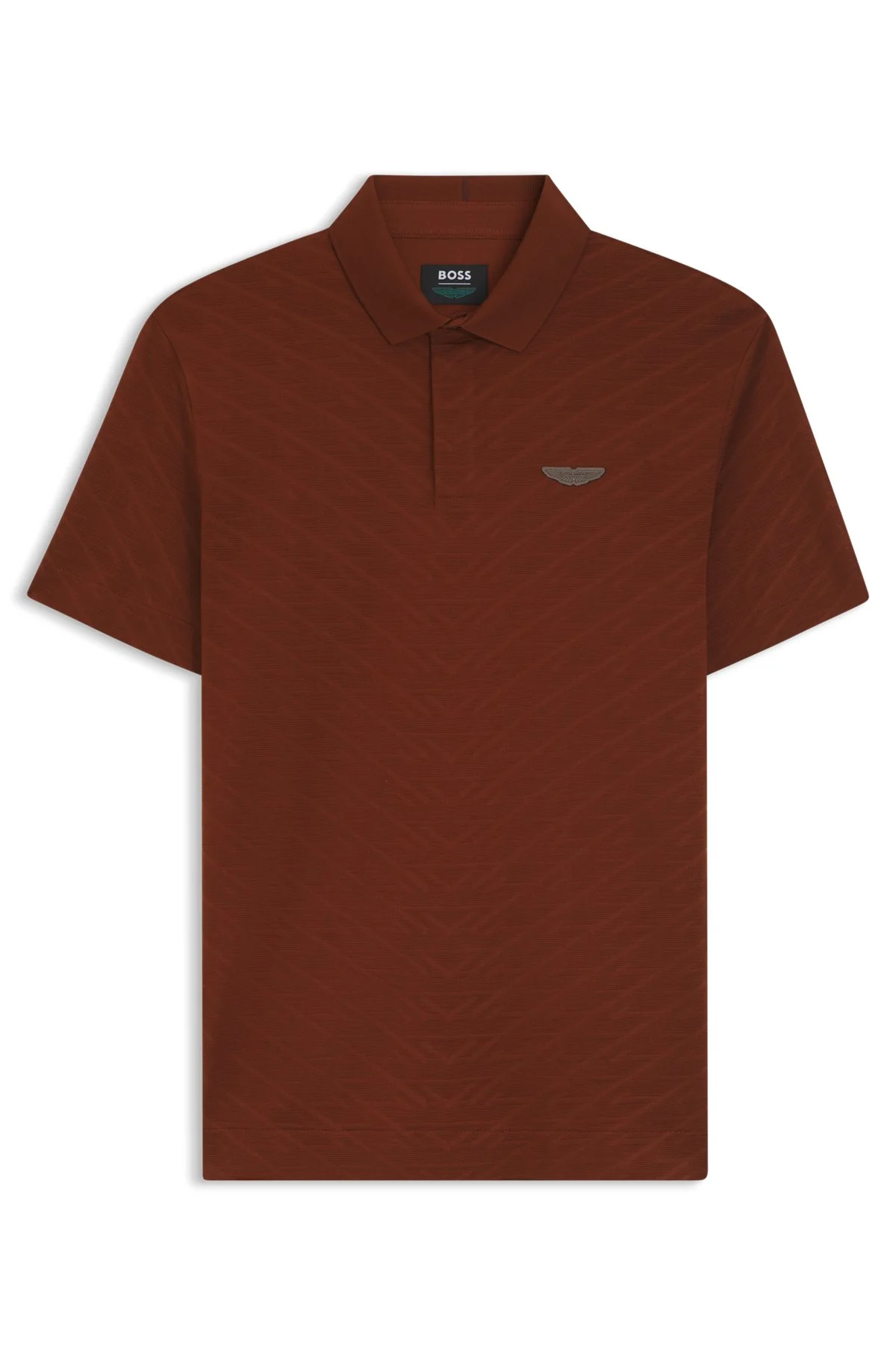 BOSS X ASTON MARTIN POLO SHIRT IN MERCERIZED COTTON JACQUARD - 1
