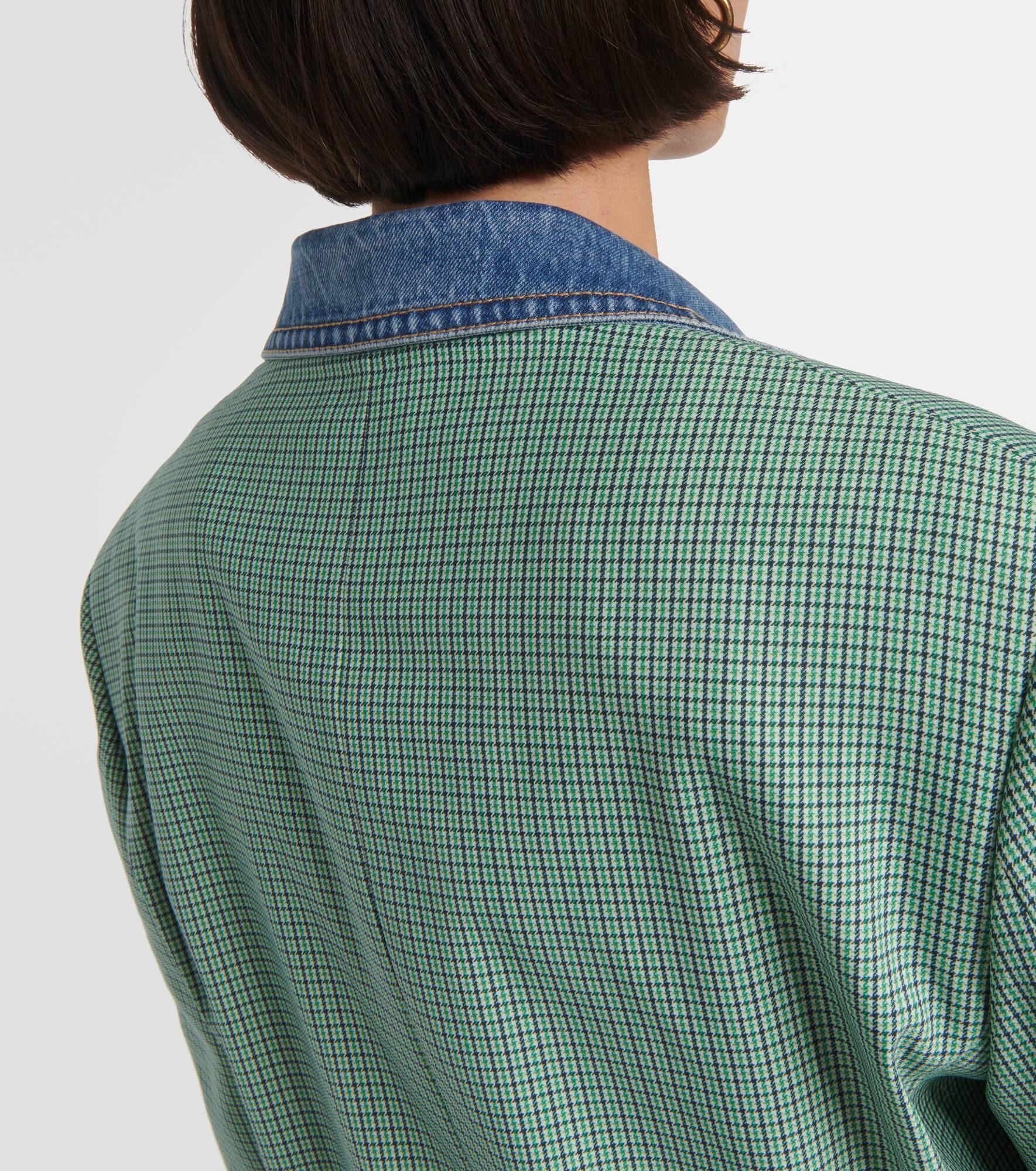 Houndstooth blazer - 6
