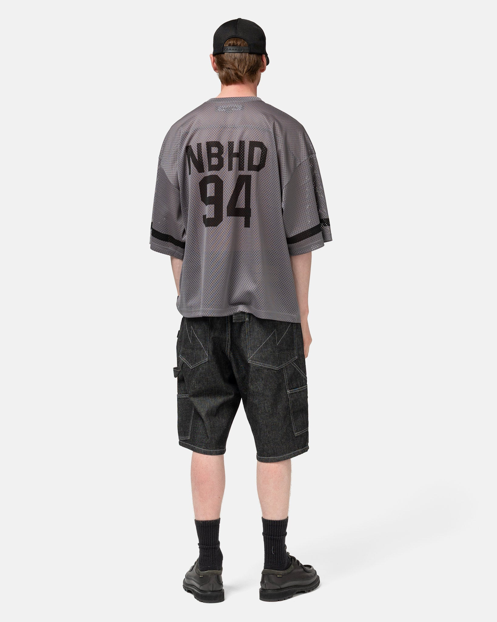 Denim Painter Short Pants Black - 4