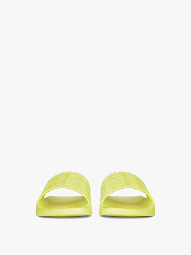 GIVENCHY PARIS FLAT SANDALS IN 4G LEATHER 2