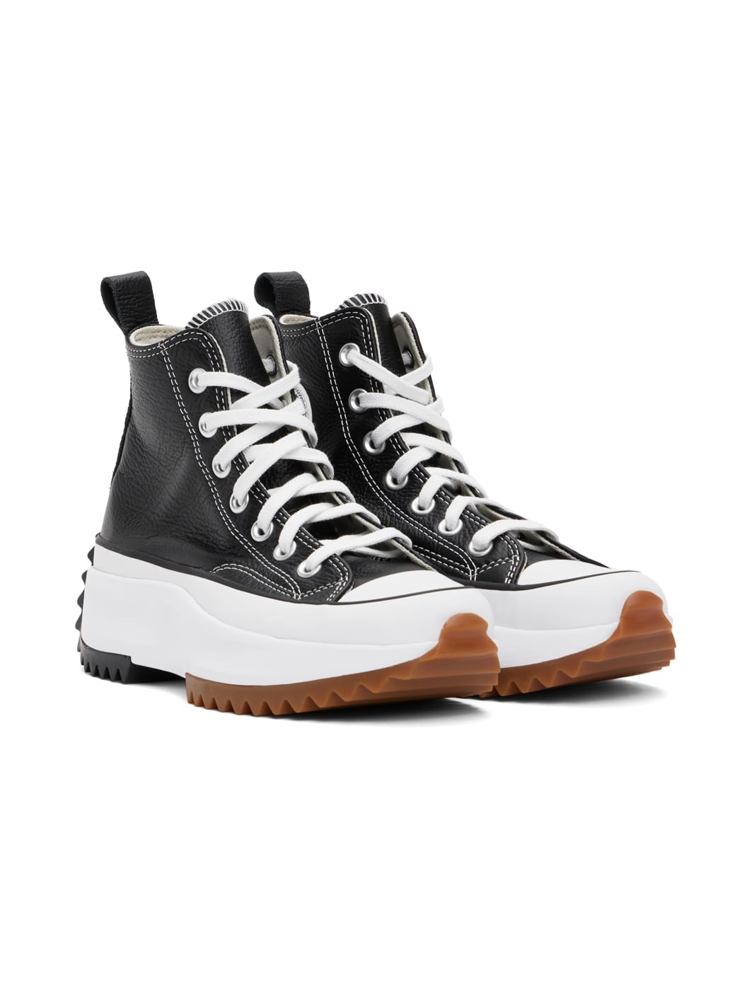 Black Run Star Hike High Top Sneakers - 4