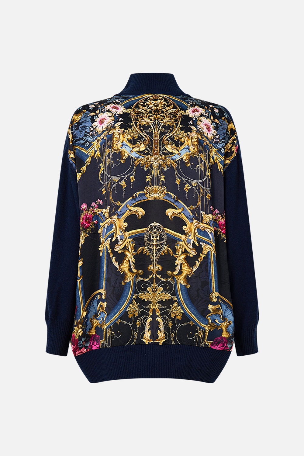 SILK BACK TURTLE NECK KNIT - 7
