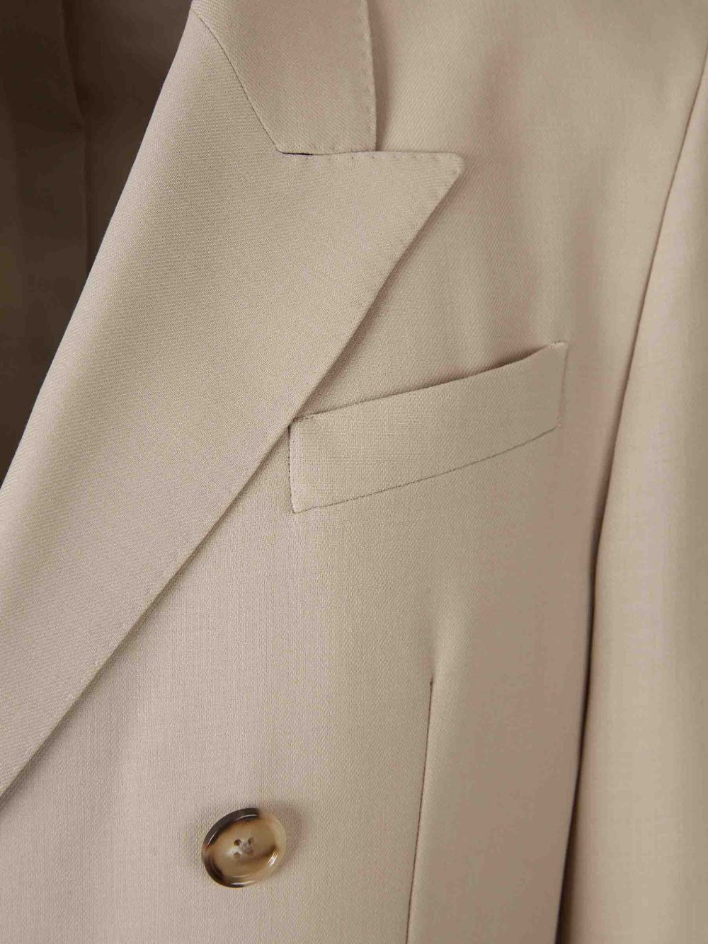 double-breasted wool blazer - 3