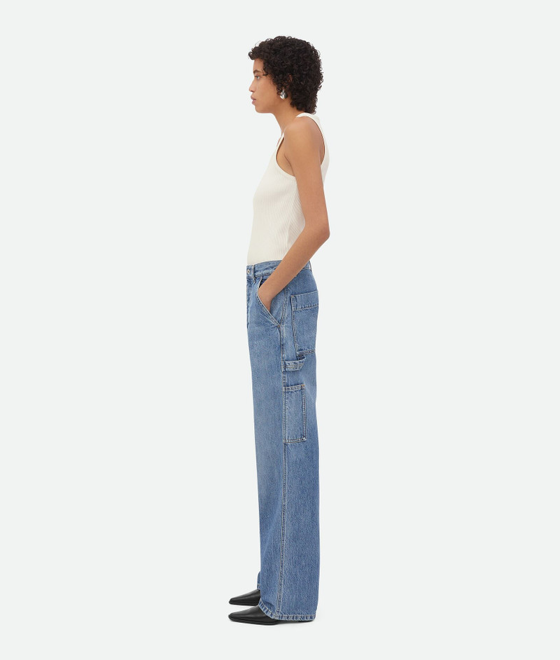 Bottega Veneta Vintage Indigo Cargo Denim outlook