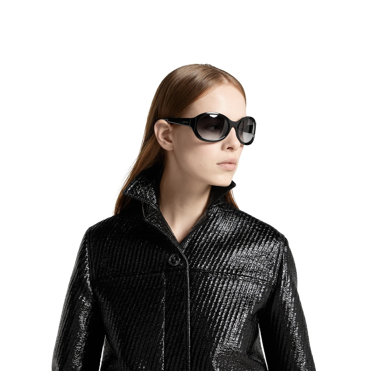Gucci Diagonal Coated Wool Boxy Jacket - 4