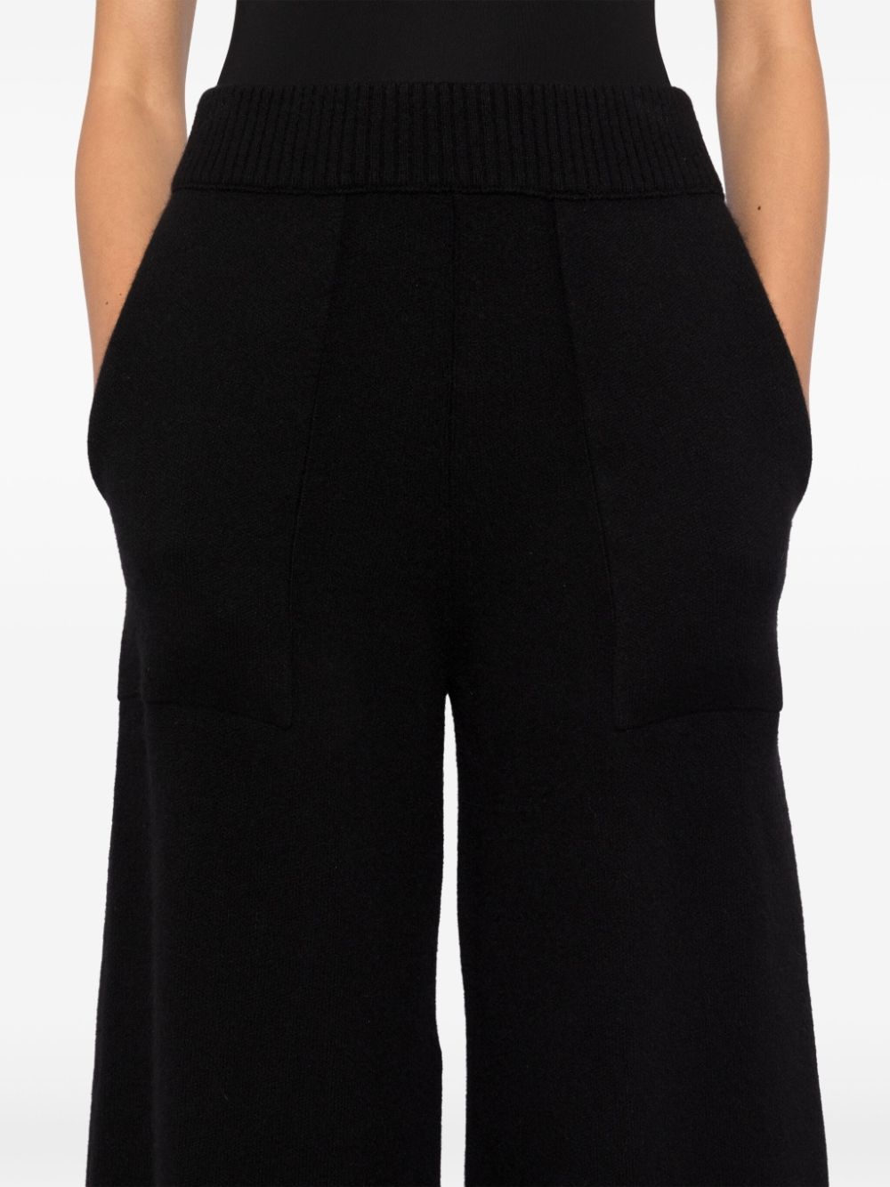 knitted tapered trousers - 5