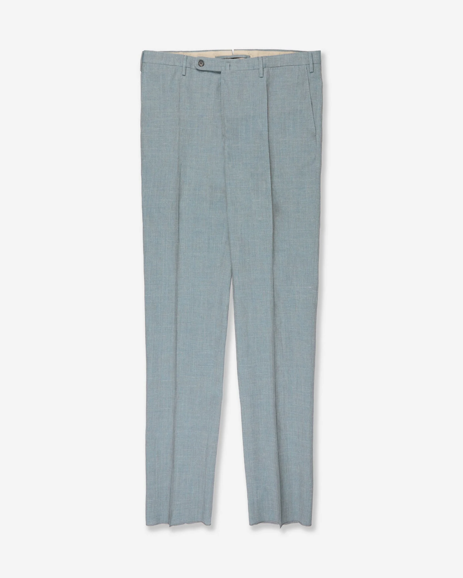Regular fit wool and silk trousers - 1