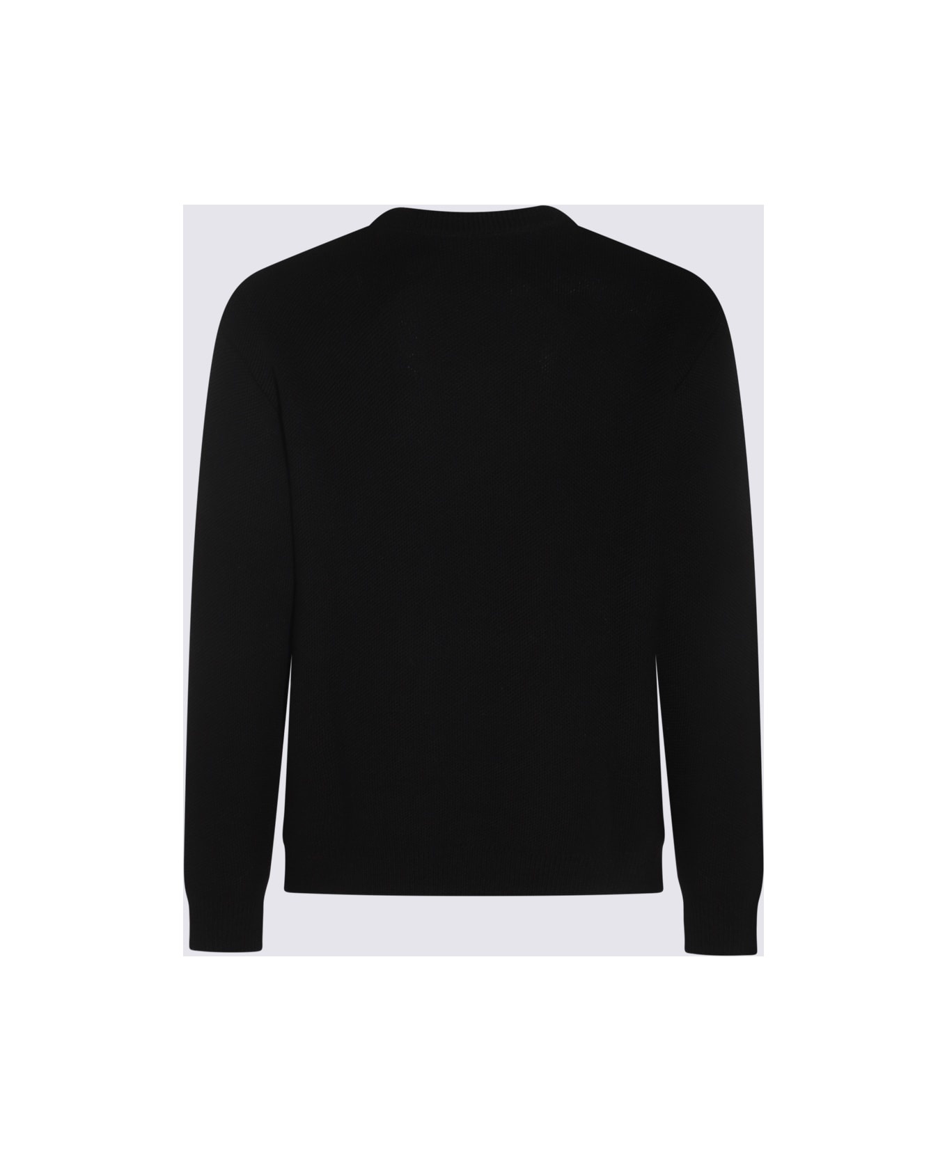 Black Wool Knitwear - 2