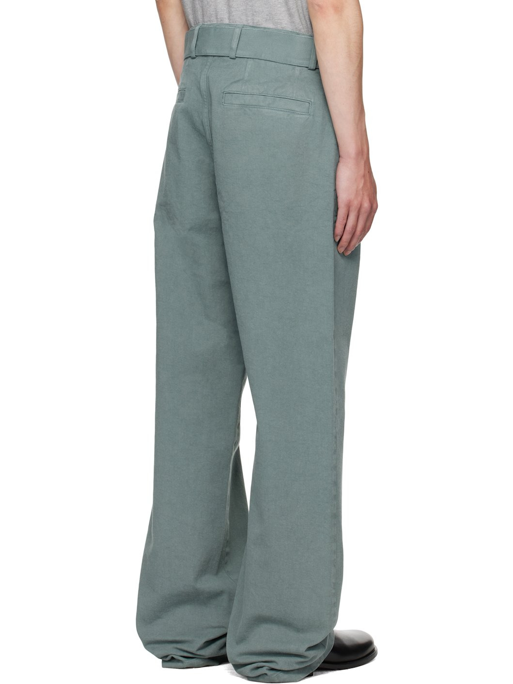 Blue Overdyed Sailor Trousers - 3