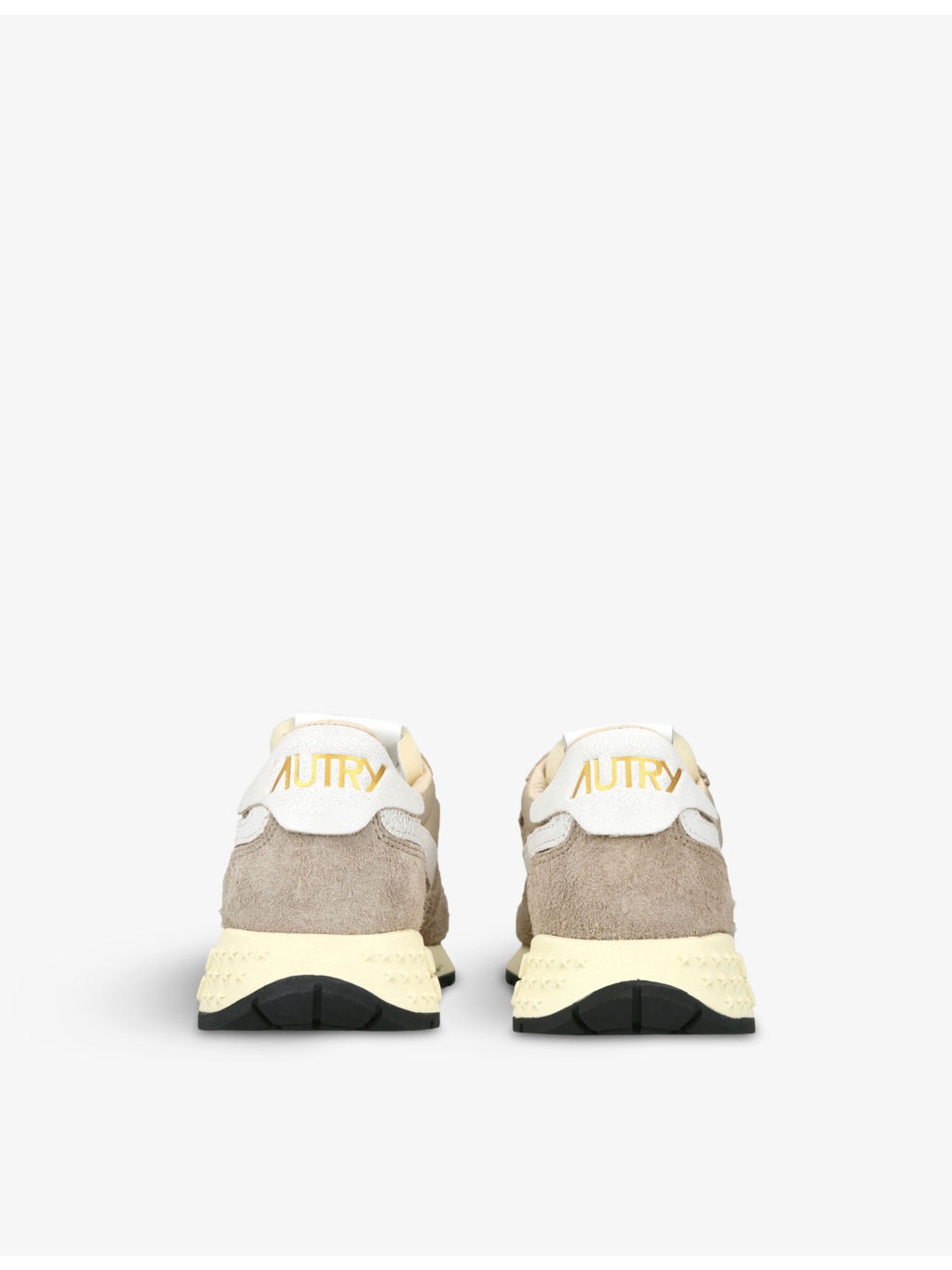 Reelwind panelled suede and leather low-top trainers - 4