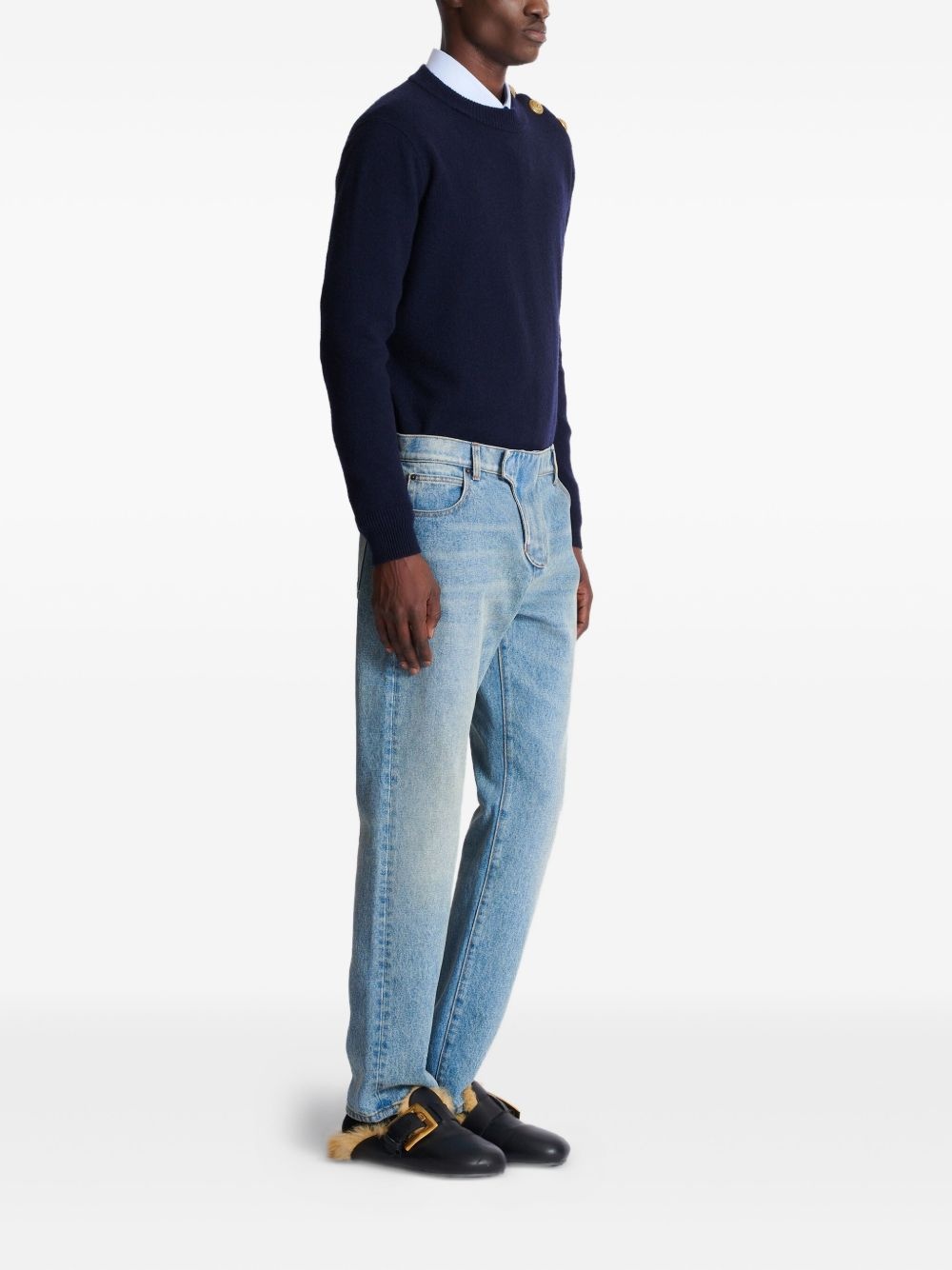 straight-leg jeans - 3
