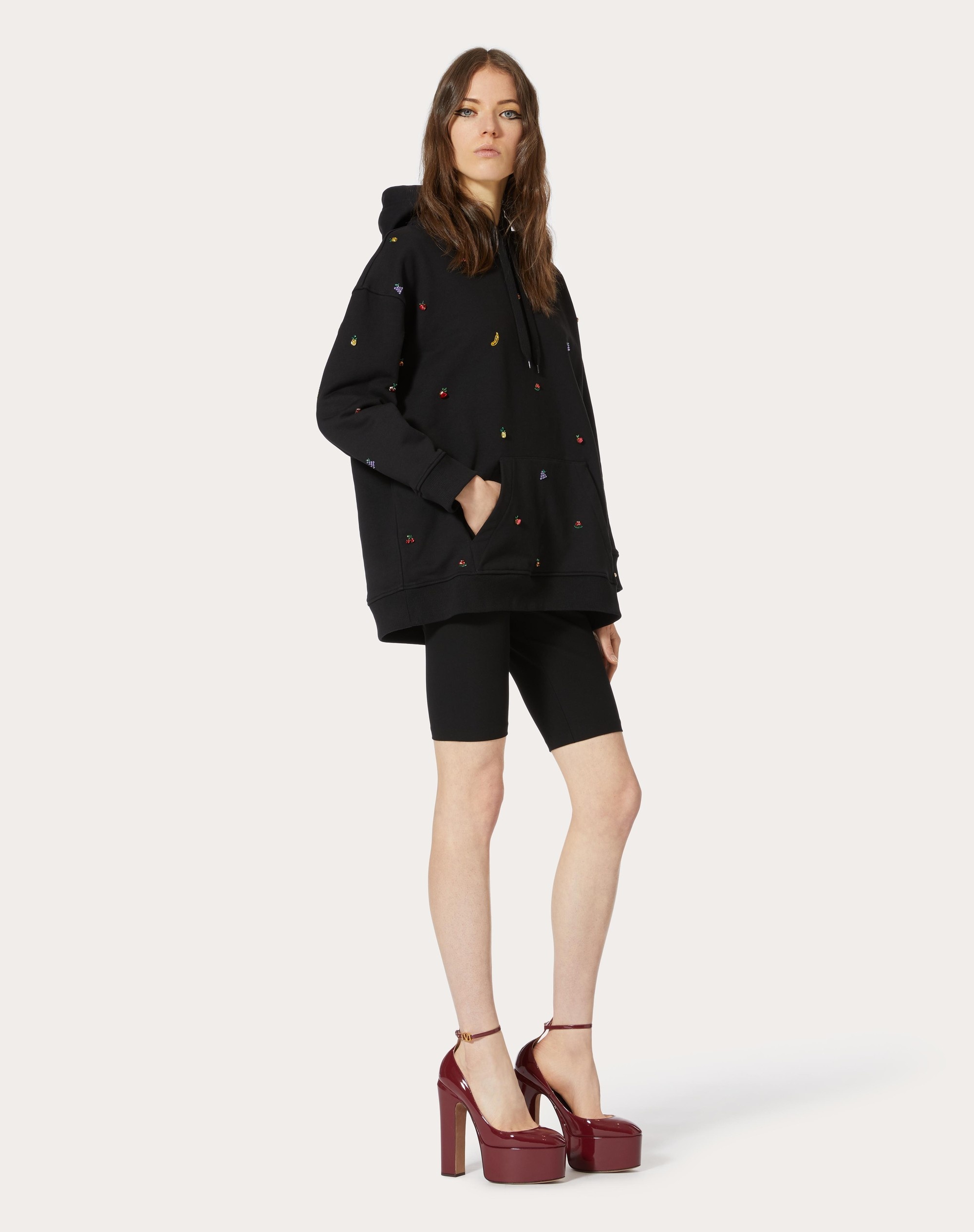 EMBROIDERED JERSEY SWEATSHIRT - 2