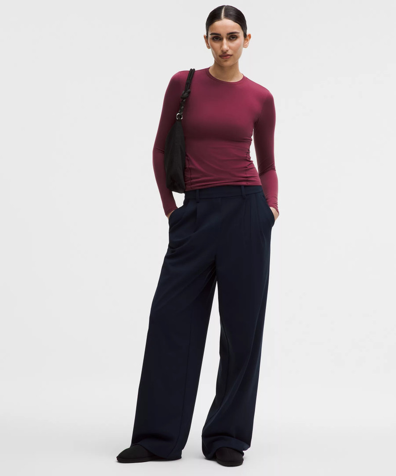 lululemon Wundermost Ultra-Soft Nulu Crewneck Long-Sleeve Shirt outlook