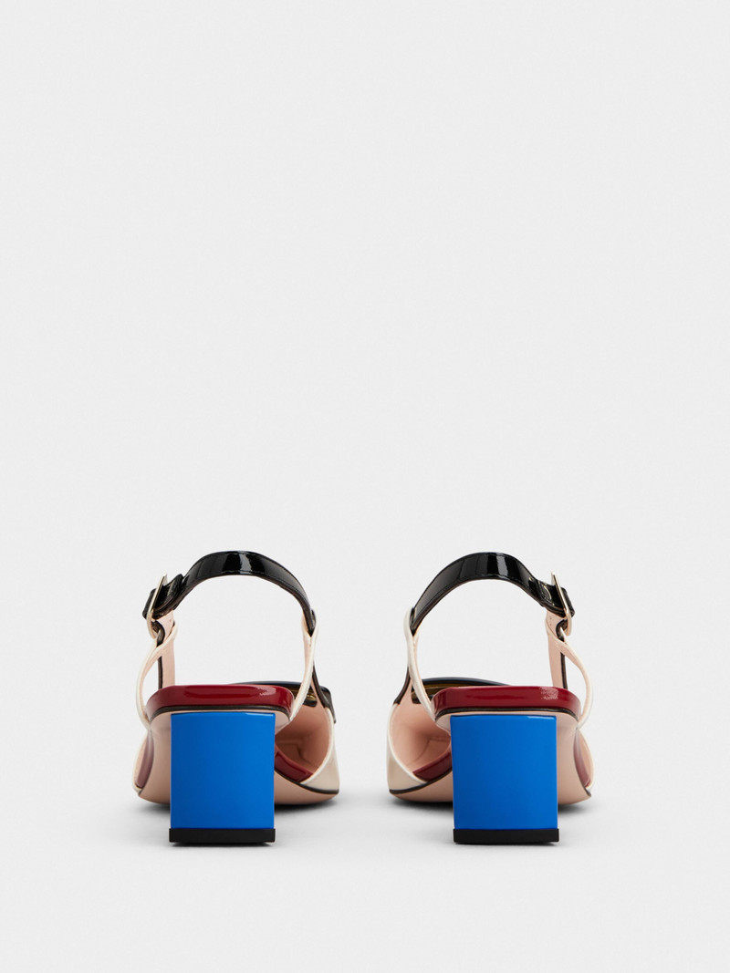 Belle Vivier Slingback Pumps in patent leather 8