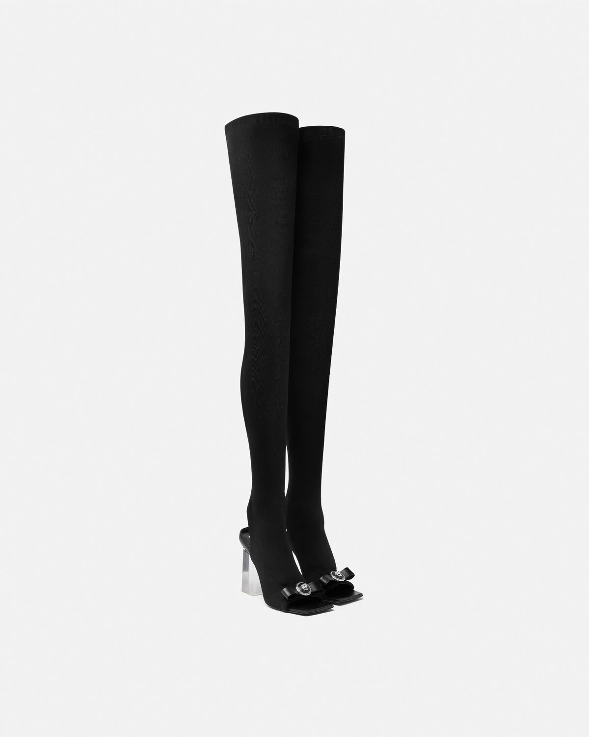 Gianni Ribbon Open Thigh-High Boots 105 mm - 2
