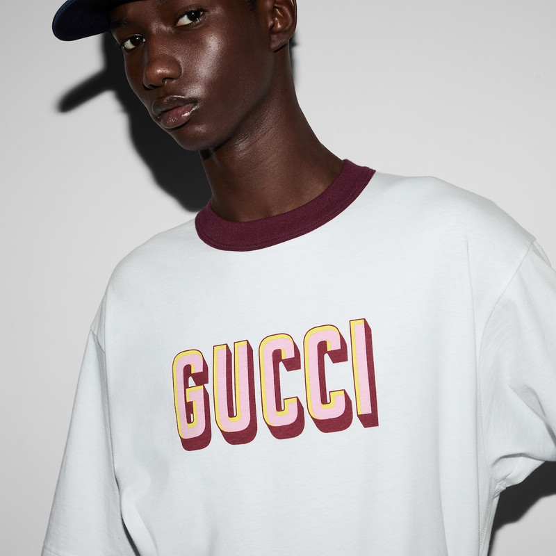 Cotton jersey printed T-shirt 5