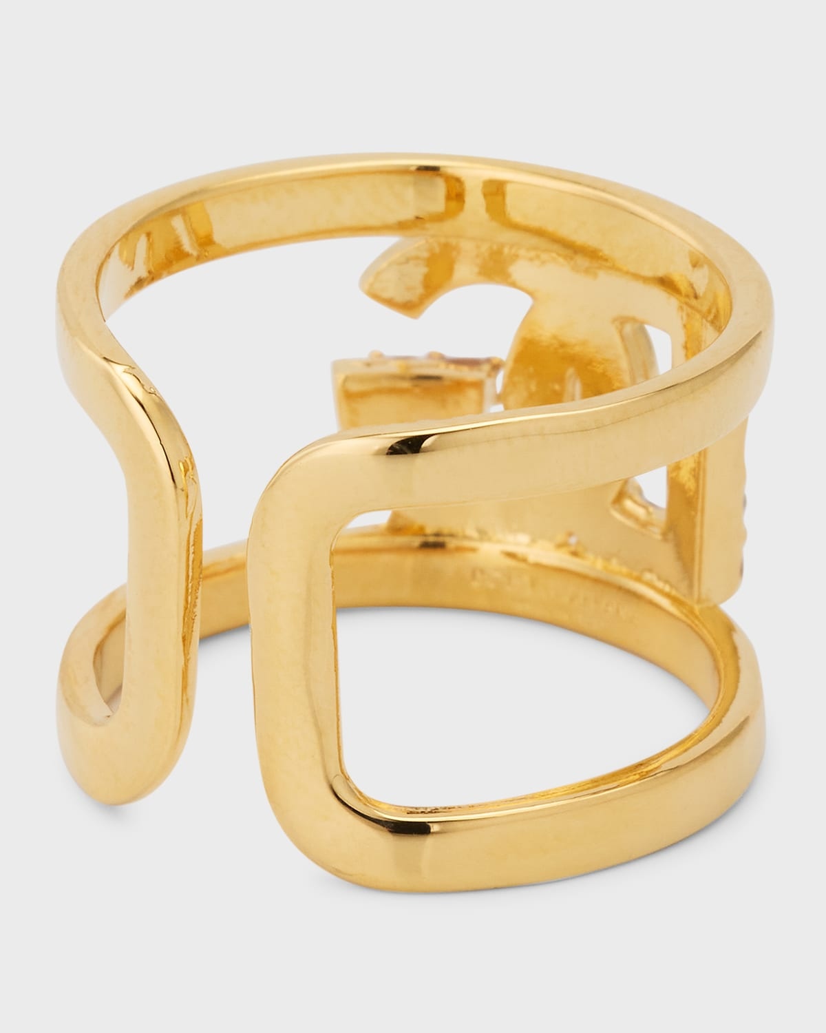 Crystal DG Cuff Ring - 4