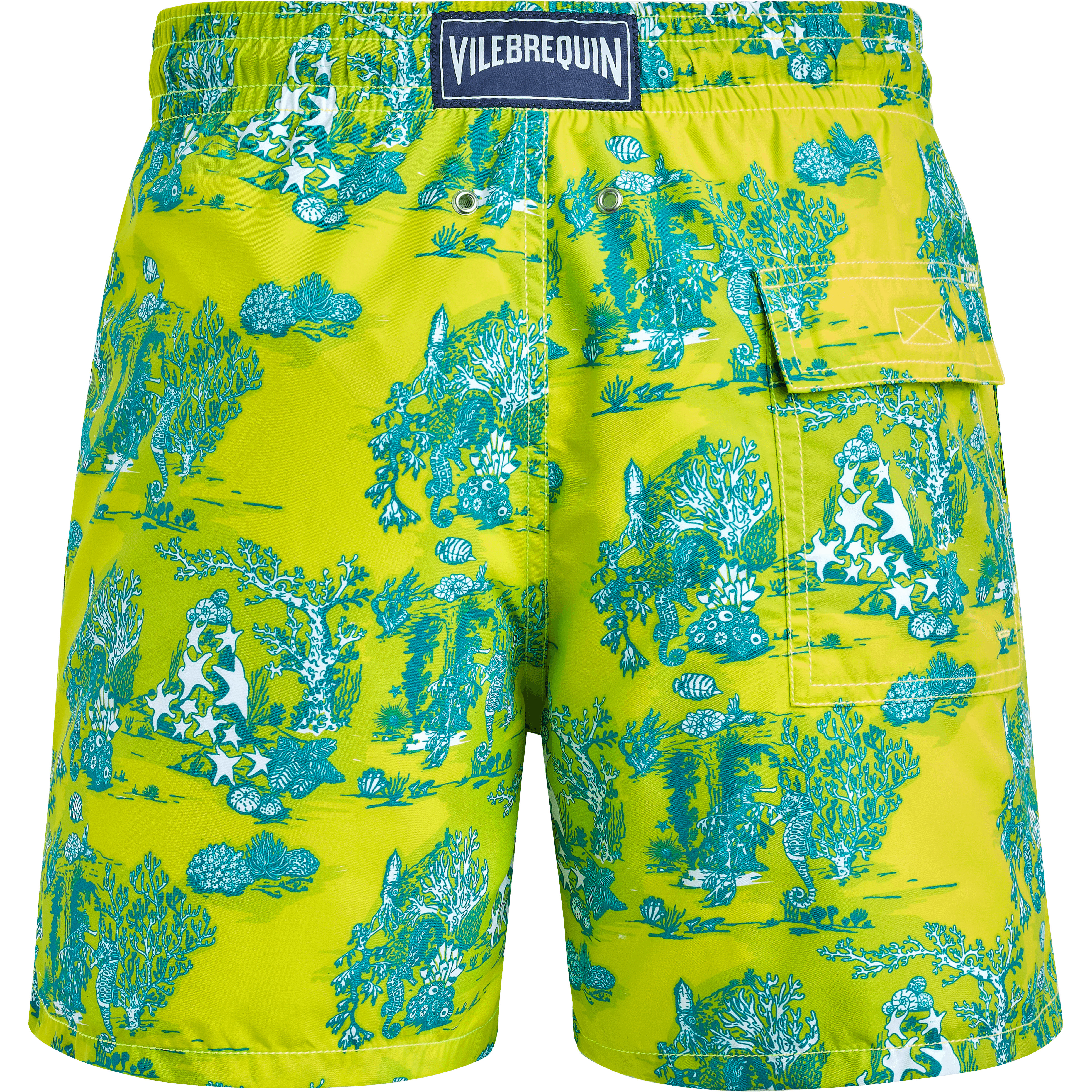 Men Swim Trunks Deep Sea Toile de Jouy - 2