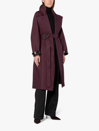 Mackintosh KINTORE BURGUNDY BONDED COTTON TRENCH COAT outlook
