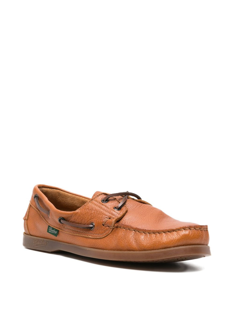 Paraboot lace-up leather boat shoes outlook
