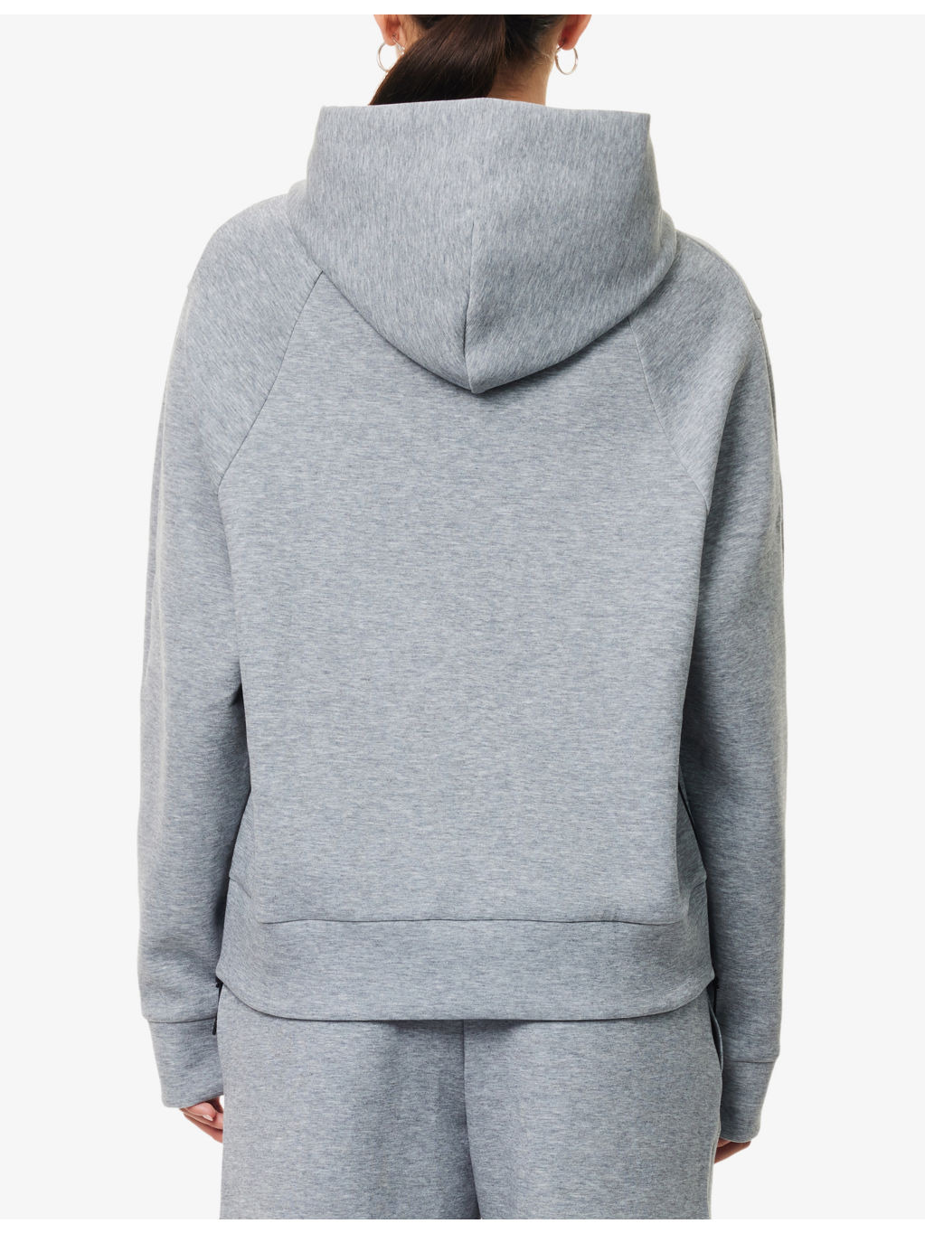 Focus Tech Relaxed-Fit Stretch-Cotton Blend Hoodie - 4