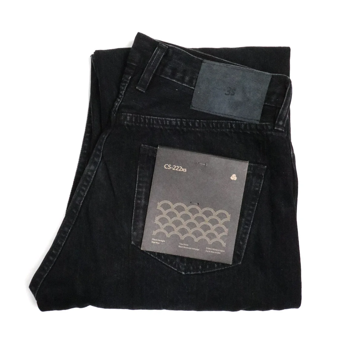 CS-222xs Classic Straight Stonewashed Double Black - 1