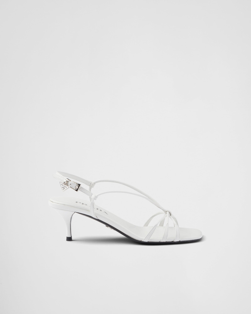 Heeled leather sandals 2