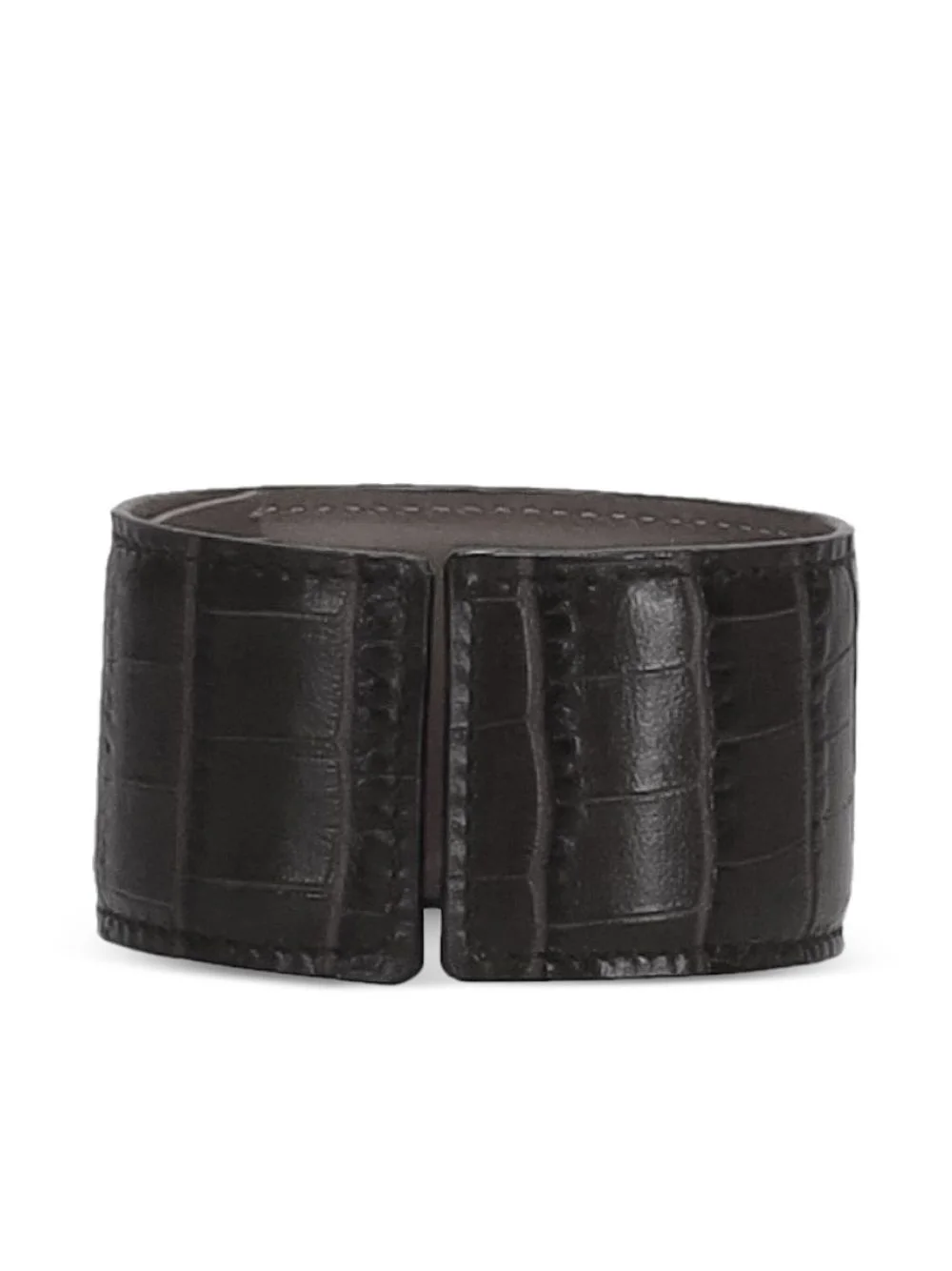 Rigid leather bracelet - 1