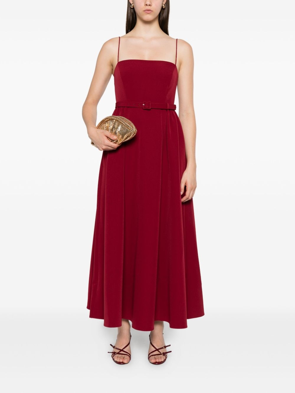 belted maxi dress - 2