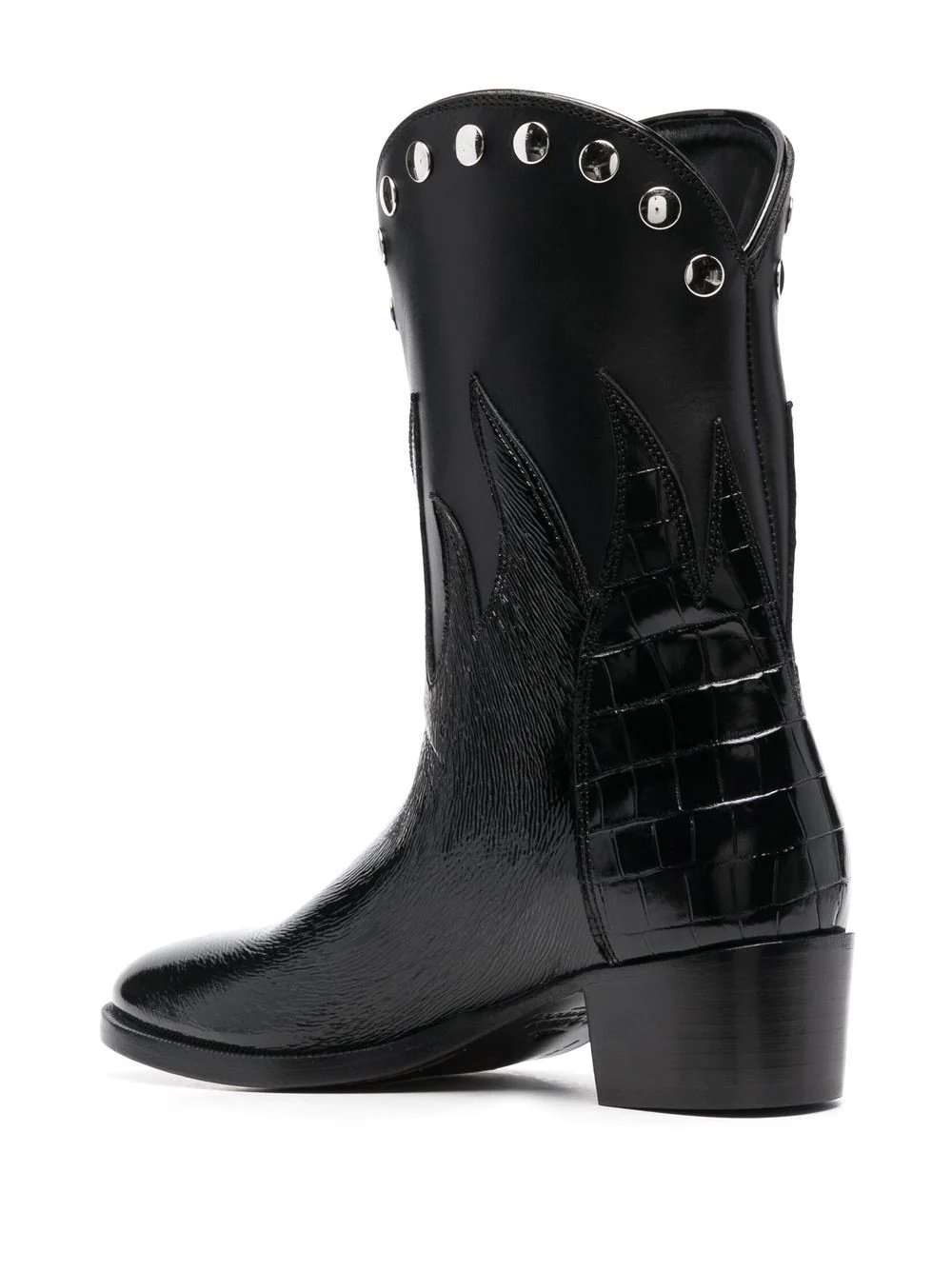 flame design western boots - 3
