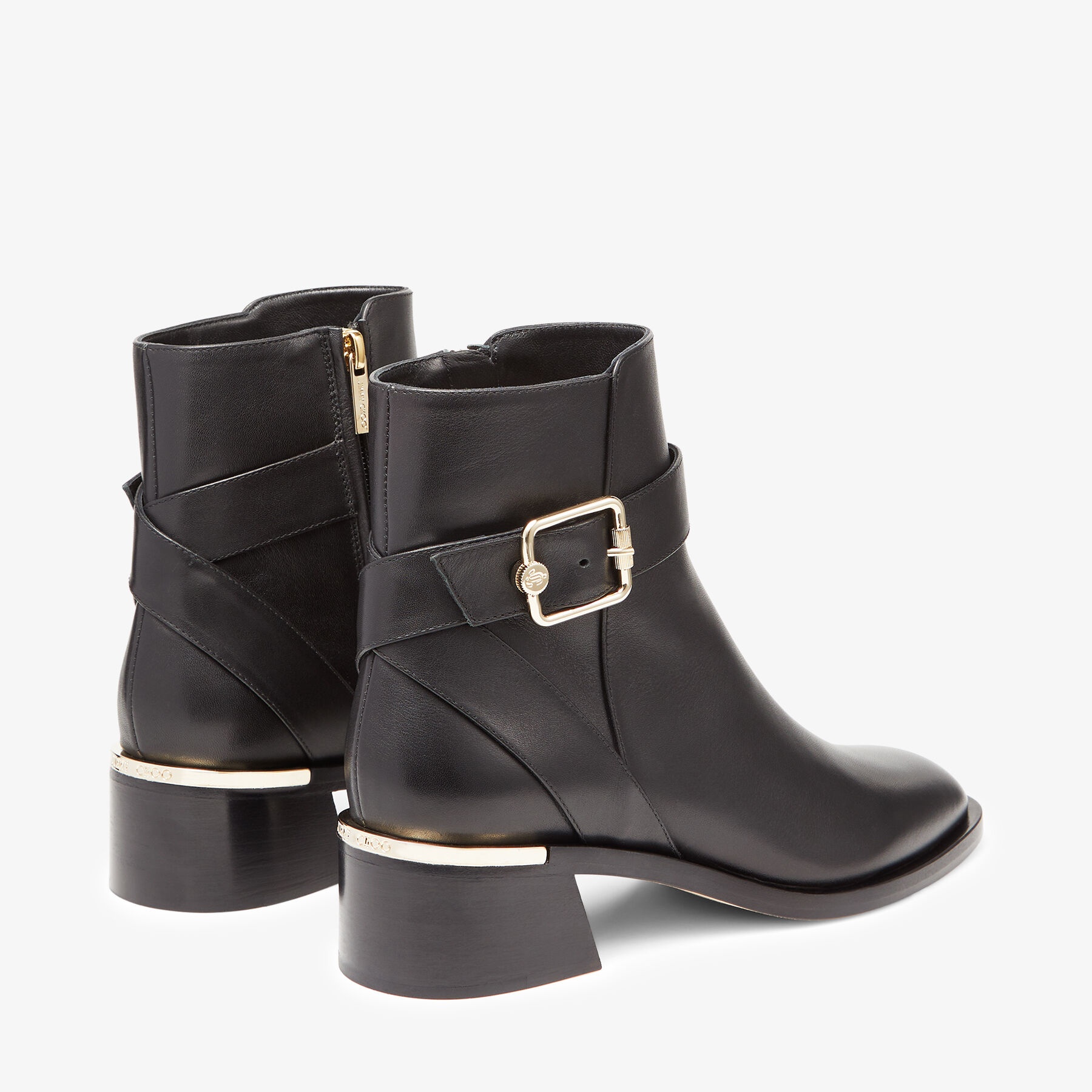 Clarice 45
Black Smooth Leather Ankle Boots - 5