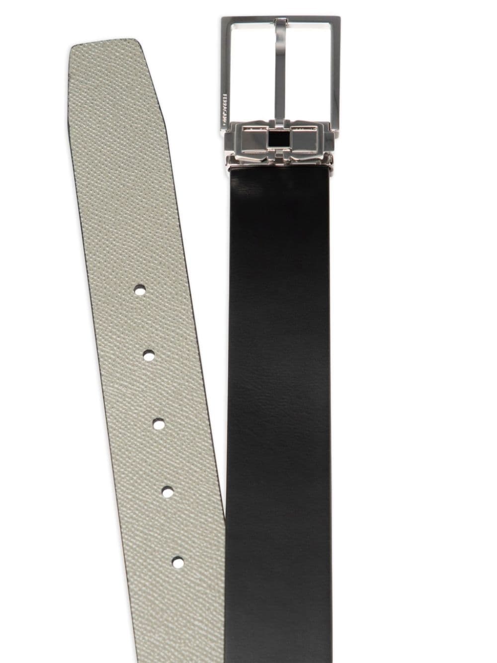 reversible leather belt - 2