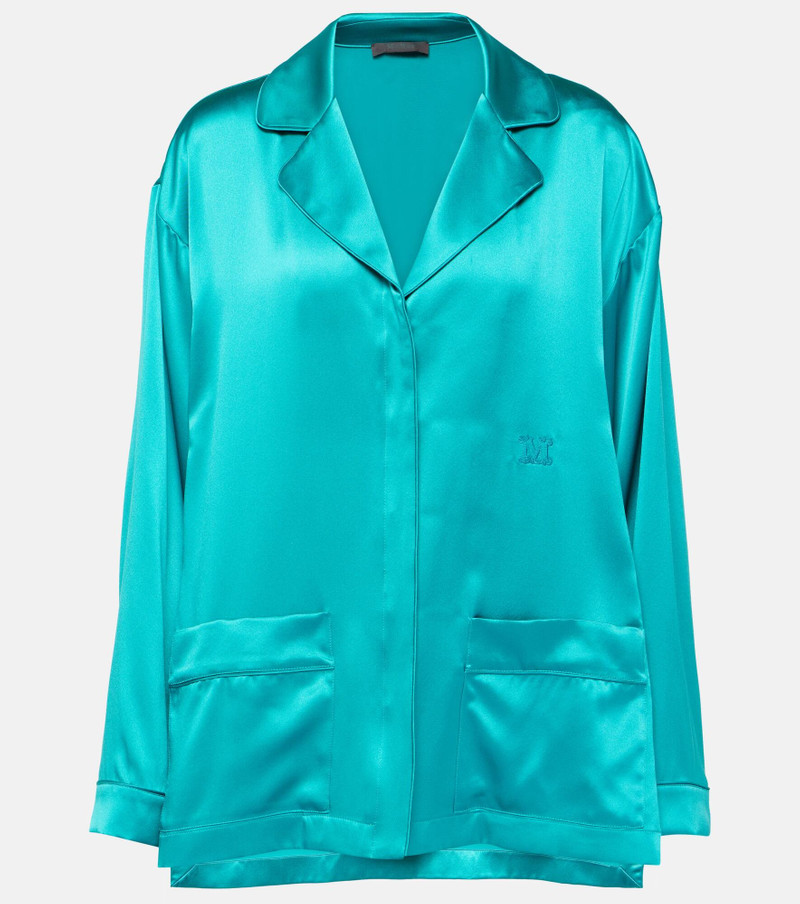 Vasaio satin silk shirt - 1