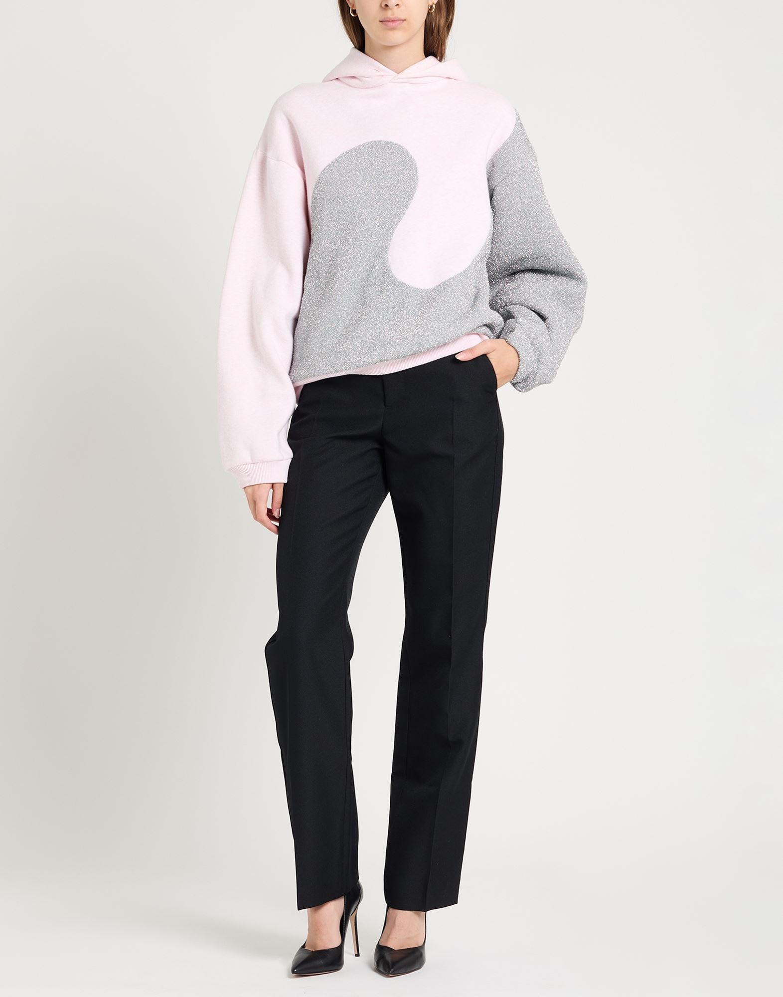 Light pink Women's Hooded Sweatshirt - 2