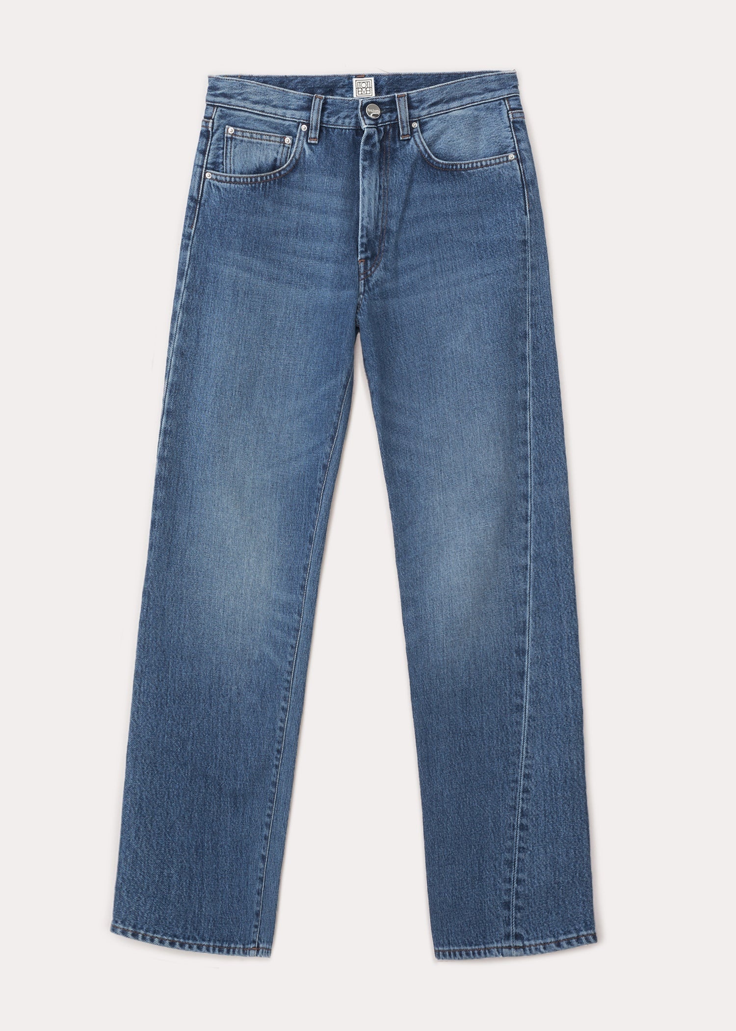 Twisted seam denim washed blue - 1