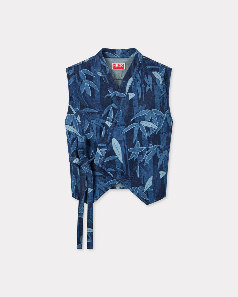 'KENZO Chiku-Rin Camo' kimono gilet 1