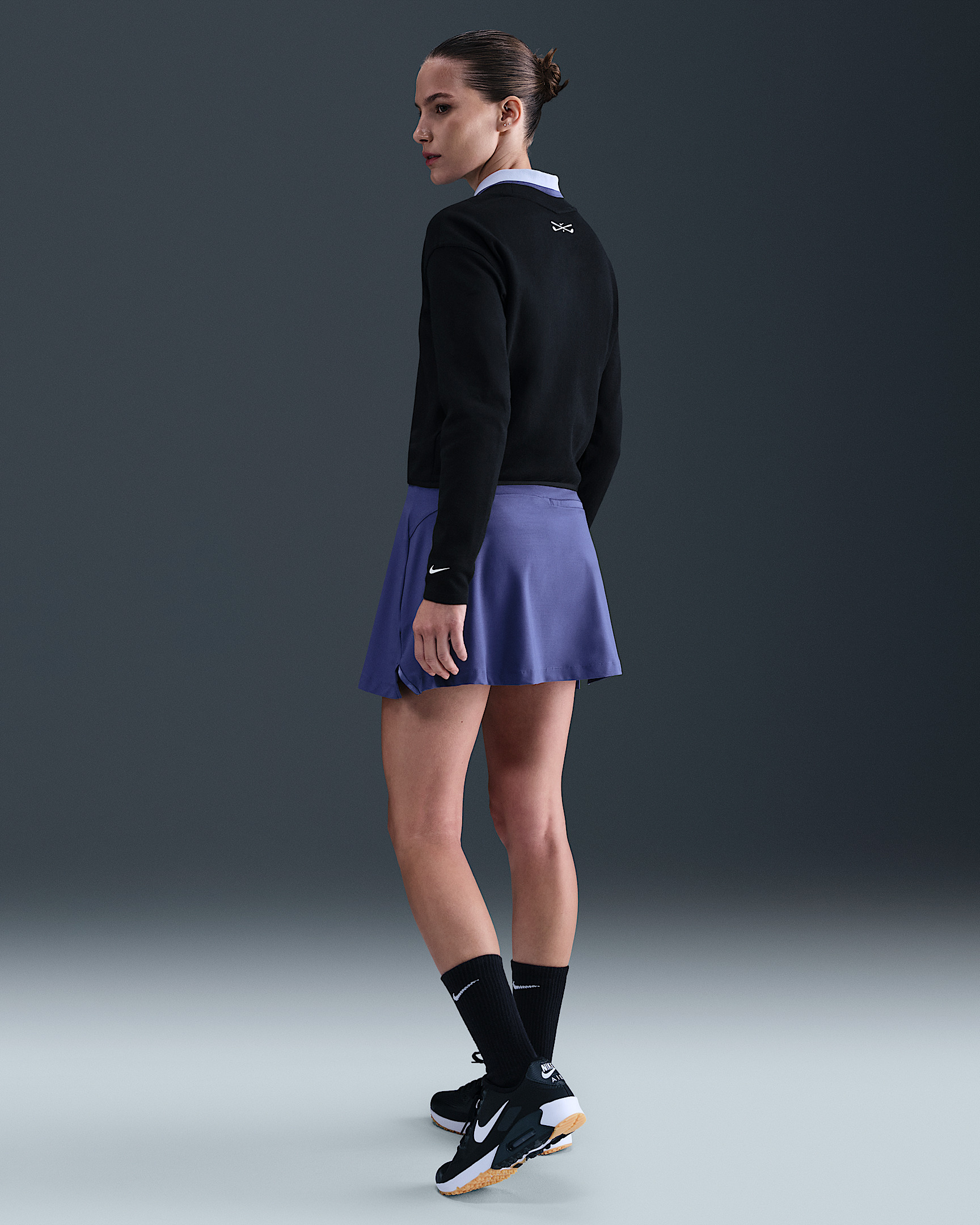 Nike Women's V-Neck Long-Sleeve Golf Top - 5